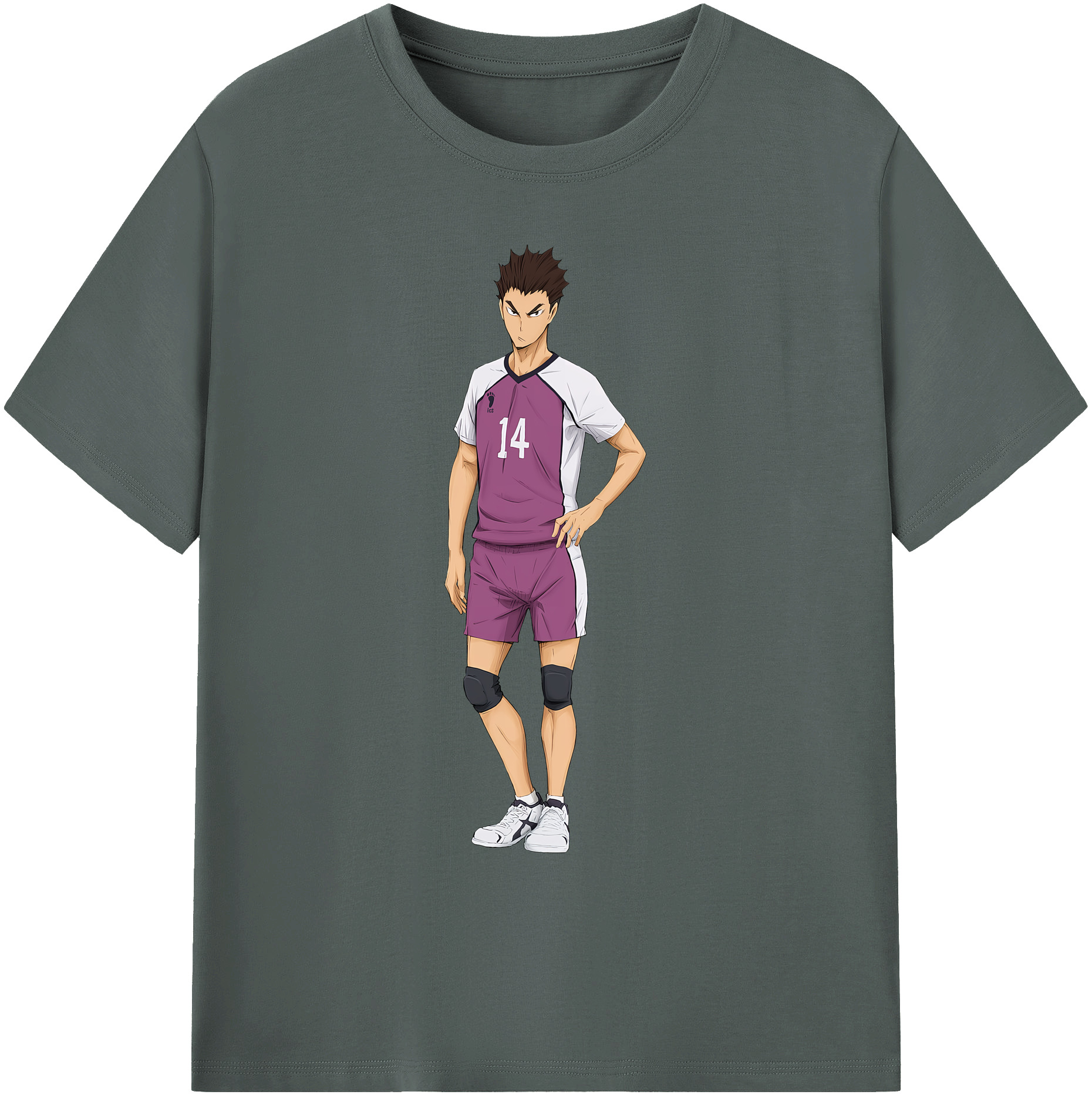 （画像用） ハイキュー!! Haikyu!! 綿100％ メンズ半袖Tシャツ｜肌触りやわらか＆通気性